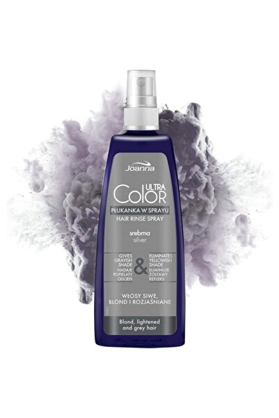 JOANNA Spray colorant păr, Joanna, Ultra Color Silver, 150ml, Gri Cenușiu