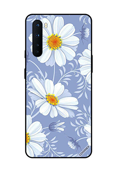 Covernex غطاء حماية لهاتف OnePlus Nord - زهور بيضاء مزهرة