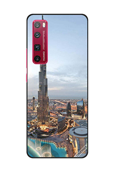 Covernex غطاء حماية لهاتف هواوي نوفا 7 برو - منظر جميل لوسط مدينة دبي