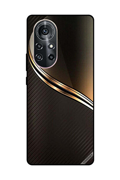 Covernex غطاء حماية لهاتف هواوي نوفا 8 برو 5G بنمط ستيل ذهبي داكن