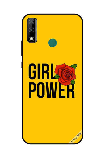 Covernex غطاء حماية لهاتف هواوي Y8S جيرل باور أصفر