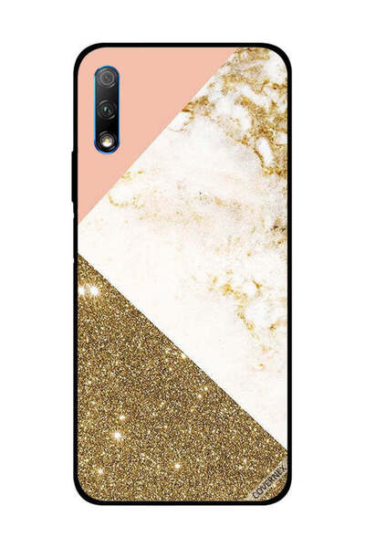 Covernex غطاء حماية لهاتف Honor 9X بنمط لامع ذهبي وغير لامع