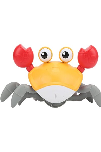 dalimag Jucărie interactivă Crab, senzori de mișcare, cu sunet și lumini, pen...