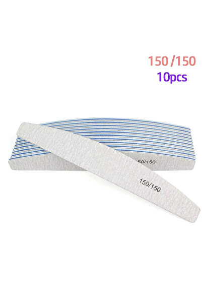 Choice NF02-150Grit-10PCS 10 قطع/مجموعة مبرد أظافر مزدوج الجوانب بحبيبات 80/1...