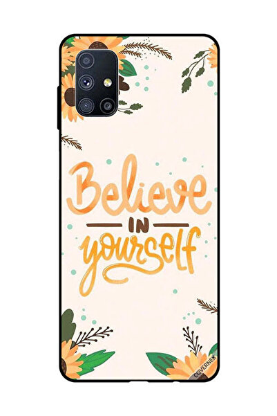 Covernex غطاء حماية لهاتف سامسونج جالاكسي M51 - ثق بنفسك - زهور الشمس