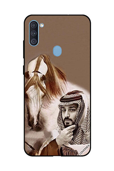 Covernex غطاء حماية لهاتف سامسونج جالكسي A11 محمد بن سلمان أمام حصان