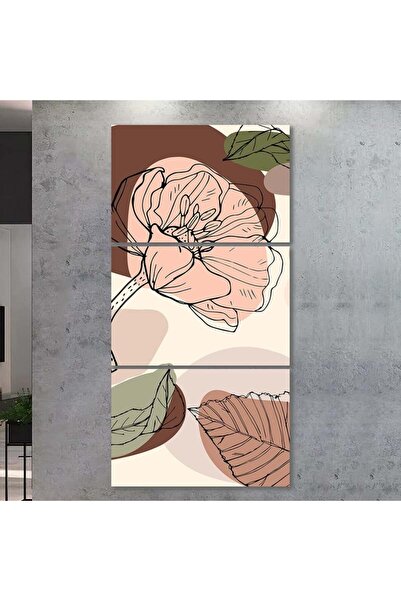 Marktna ثلاث لوحات خشبية ام دي اف بمقاس اجمالي 120x60