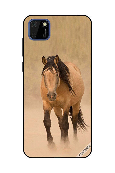 Covernex غطاء حماية لهاتف هواوي Y5P - لون بني - سباق الخيل