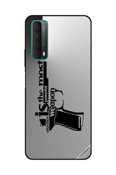 Covernex غطاء حماية لهاتف هواوي Y7A/P Smart 2021 التعليم هو السلاح الأقوى