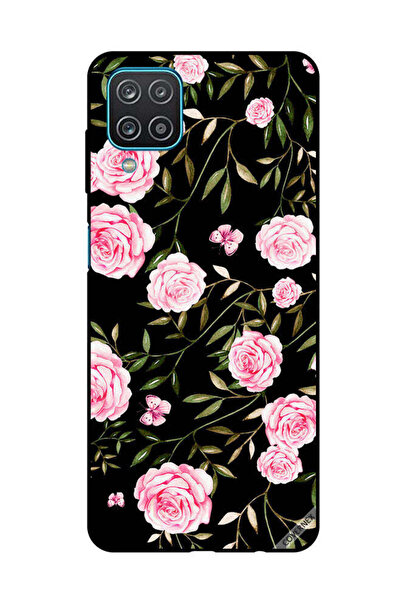 Covernex غطاء حماية لهاتف سامسونج جالاكسي A12/M12 ورود وردية في باقات من الأو...