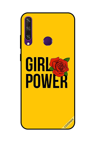 Covernex غطاء حماية لهاتف هواوي Y6P جيرل باور أصفر