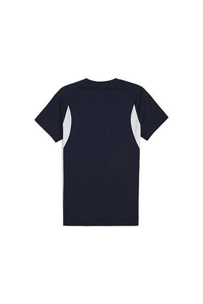 Puma TeamEvostripe Tee Ανδρικό μπλουζάκι casual 65995306 Navy blue