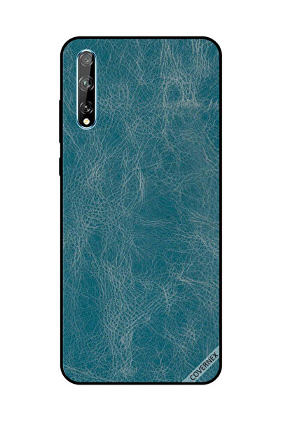 Covernex Protective Case Cover For Huawei Y8P/P Smart S Bluish Leather Pattern