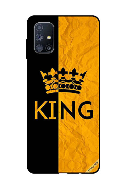 Covernex غطاء حماية لهاتف سامسونج جالاكسي M51 - أسود وأصفر