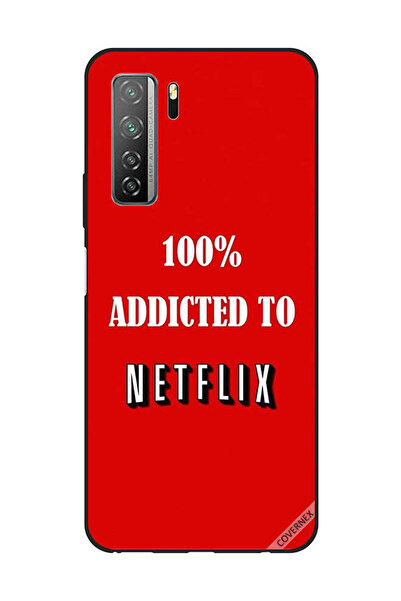 Covernex غطاء حماية لهاتف هواوي نوفا 7SE/P40 لايت 5G، مدمن على نتفليكس بنسبة ...