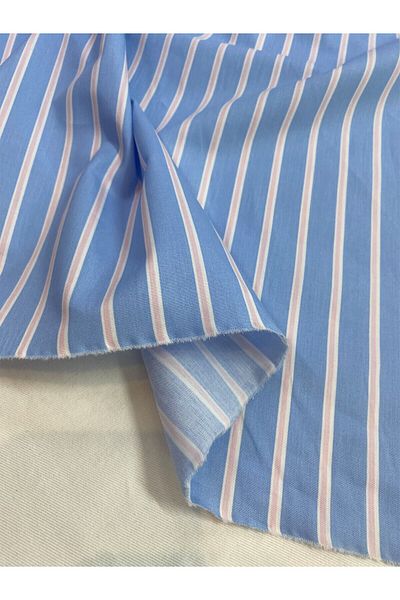 Yiğit Kumaş Striped Poplin Fabric