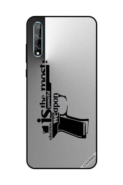 Covernex غطاء حماية لهاتف هواوي Y8P/P Smart S، التعليم هو السلاح الأقوى