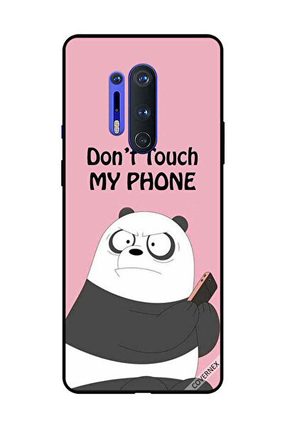 Covernex غطاء حماية لهاتف OnePlus 8 Pro - لا تلمس هاتفي باندا