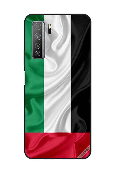 Covernex غطاء حماية لهاتف هواوي نوفا 7SE/P40 لايت 5G، قماش علم الإمارات العرب...