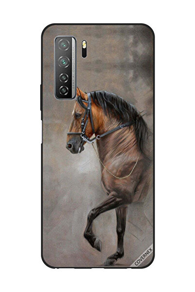 Covernex غطاء حماية لهاتف هواوي نوفا 7SE/P40 لايت 5G صورة حصان عتيقة