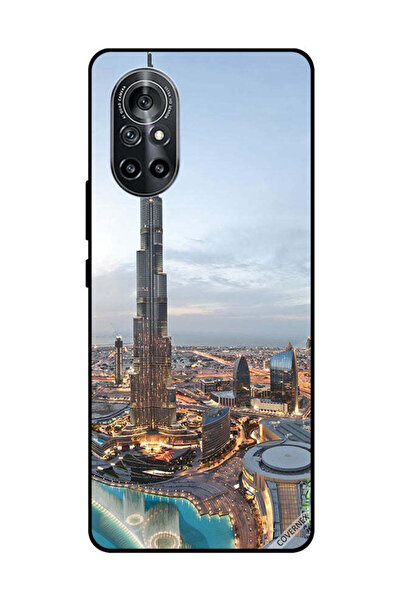 Covernex غطاء حماية لهاتف هواوي نوفا 8 5G منظر جميل لوسط مدينة دبي