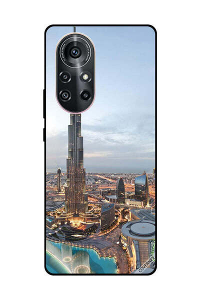 Covernex غطاء حماية لهاتف هواوي نوفا 8 برو 5G منظر جميل لوسط مدينة دبي