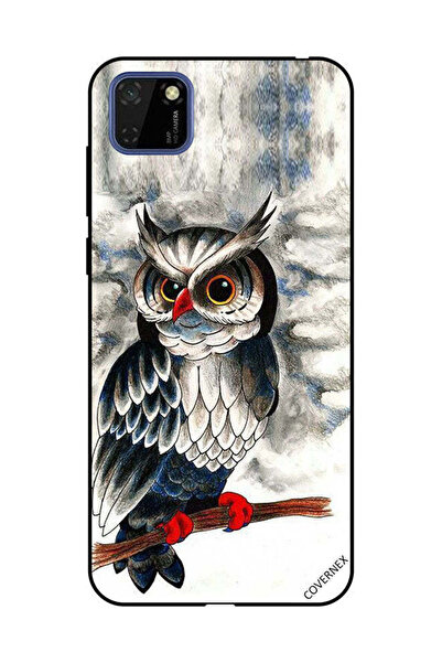 Covernex غطاء حماية لهاتف هواوي Y5P - رسم بومة