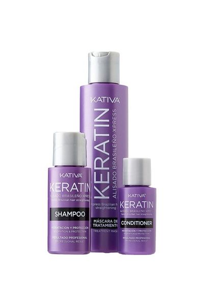 Kativa Kativa Keratin Brazilian Hair Treatment, 3 pieces