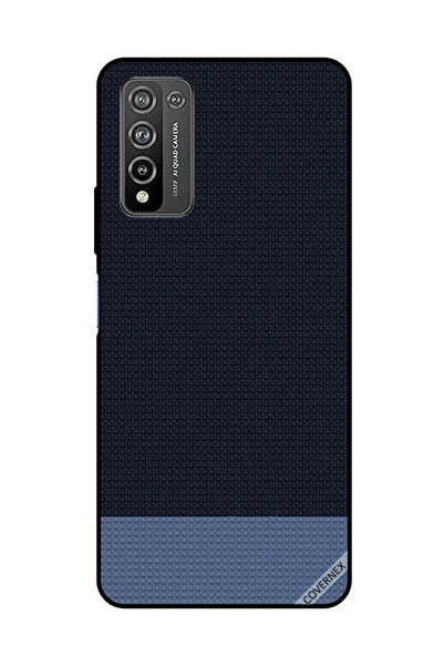 Covernex Protective Case Cover For Honor 10X Lite Blue Doted Shapes Pattern