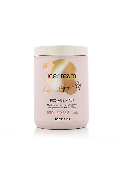 Oilily Inebrya Ice Cream Argan Age Hair Mask, 1000 ml
