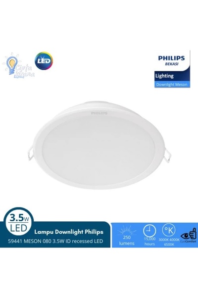 Philips MESON 3.5W SIVA ALTI LED PANEL (DOWN LİGHT) 4000K