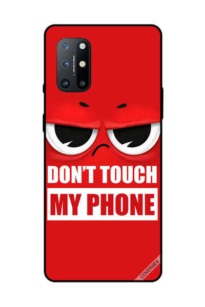 Covernex غطاء حماية لهاتف OnePlus 8T - لا تلمس هاتفي - أحمر
