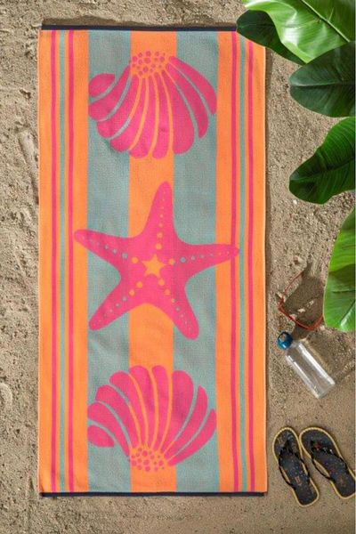 Özdilek Özdi̇lek Adult Beach Towel 100% Cotton 70 X 150 cm