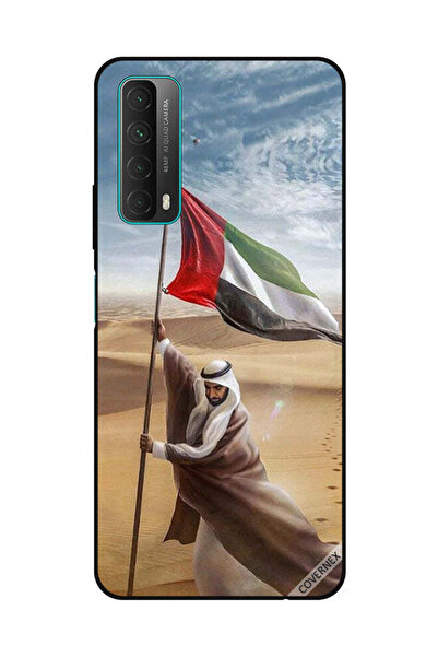 Covernex غطاء حماية لهاتف هواوي Y7A/P Smart 2021، علم الإمارات العربية المتحد...