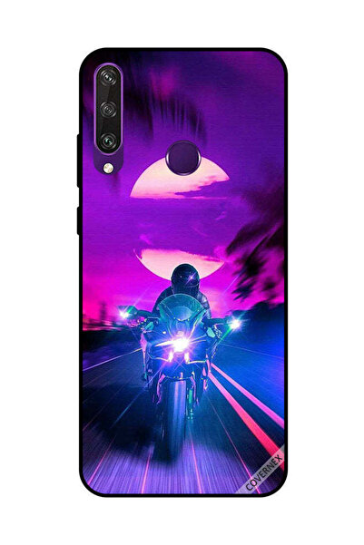 Covernex غطاء حماية لهاتف هواوي Y6P راكب الدراجة النارية يترك القمر خلفه