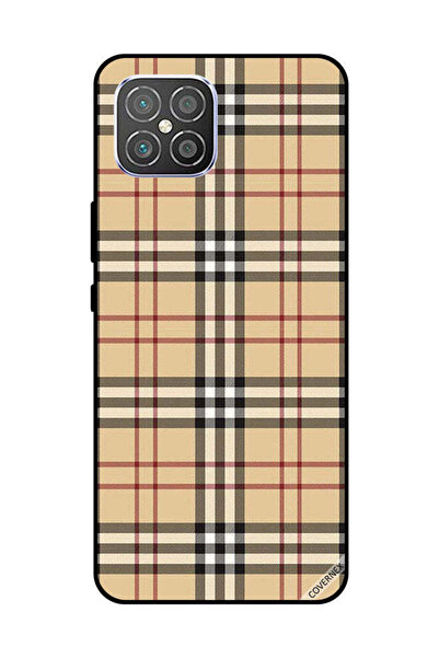 Covernex Protective Case Cover For Huawei Nova 8 SE Red & Black Strips On Cloth