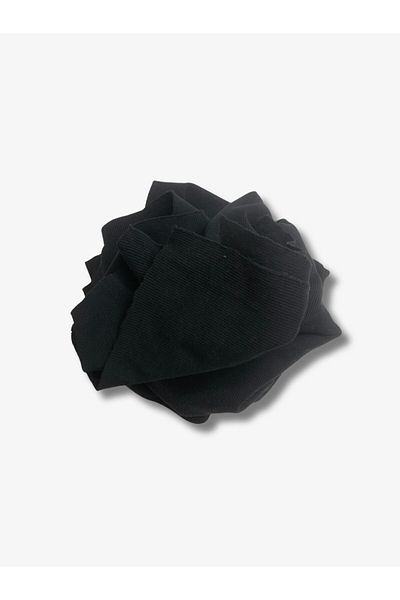 Yiğit Kumaş Black Camisole (Ribbed Corduroy) Fabric, Piece 90X130 cm