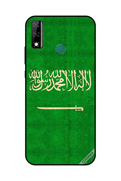 Covernex غطاء حماية لهاتف هواوي Y8S بعلم المملكة العربية السعودية العتيق