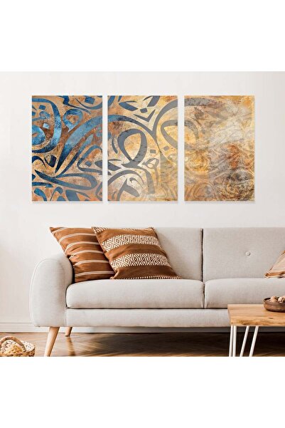 4gdran ثلاث لوحات خشبية ام دي اف مقاس 120x60 سم