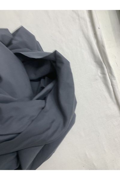 Yiğit Kumaş Flowing Flexible Suit Polyester Combed Fabric, Piece 180X160 cm Smoked Color