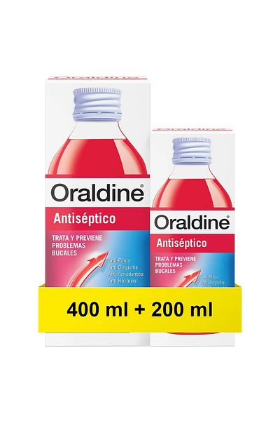 Rosaria Apă de gură antiseptică, Oraldine, 400ml și 200ml