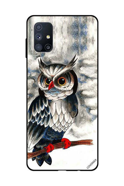 Covernex غطاء حماية لهاتف سامسونج جالاكسي M51 - رسم بومة