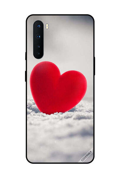 Covernex غطاء حماية لهاتف OnePlus Nord - قلب أحمر جميل