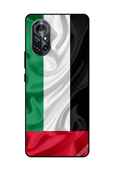 Covernex غطاء حماية لهاتف هواوي نوفا 8 5G، قماش علم الإمارات العربية المتحدة