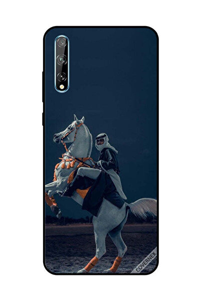 Covernex غطاء حماية لهاتف هواوي Y8P/P Smart S - شاب على حصان