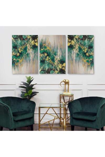 SND ثلاث لوحات خشبية ام دي اف مقاس 120x60 سم