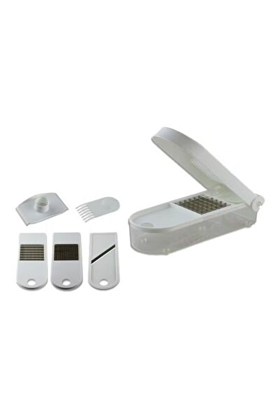 DLC قطاعة خضراوات 5 في 1، أبيض/فضي، 15×31×15 سم