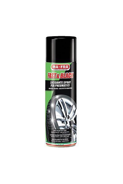 MAFRA MaFra FAST & BLACK 500 ml – Spray pentru întreținerea anvelopelor – Negru cauciucuri