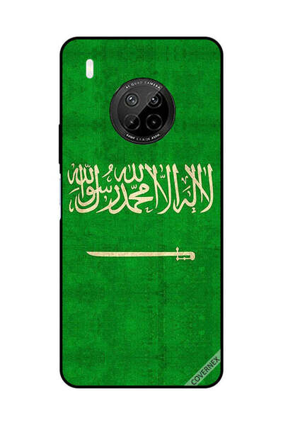 Covernex غطاء حماية لهاتف هواوي Y9A علم المملكة العربية السعودية عتيق