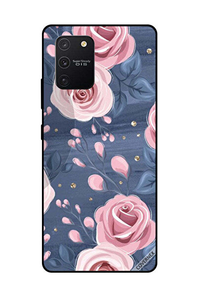 Covernex غطاء حماية لهاتف سامسونج جالاكسي S10 لايت بنقشة ورود وردية وأوراق رم...